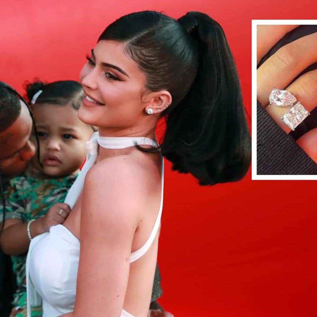 Kylie Jenner and Stormi now have matching diamond rings thanks to daddy Travis Scott