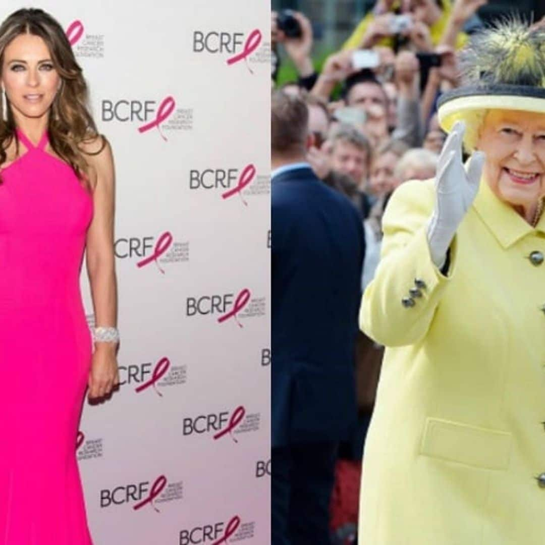 Elizabeth Hurley: I wrote a letter to Queen Elizabeth – and she wrote me back!