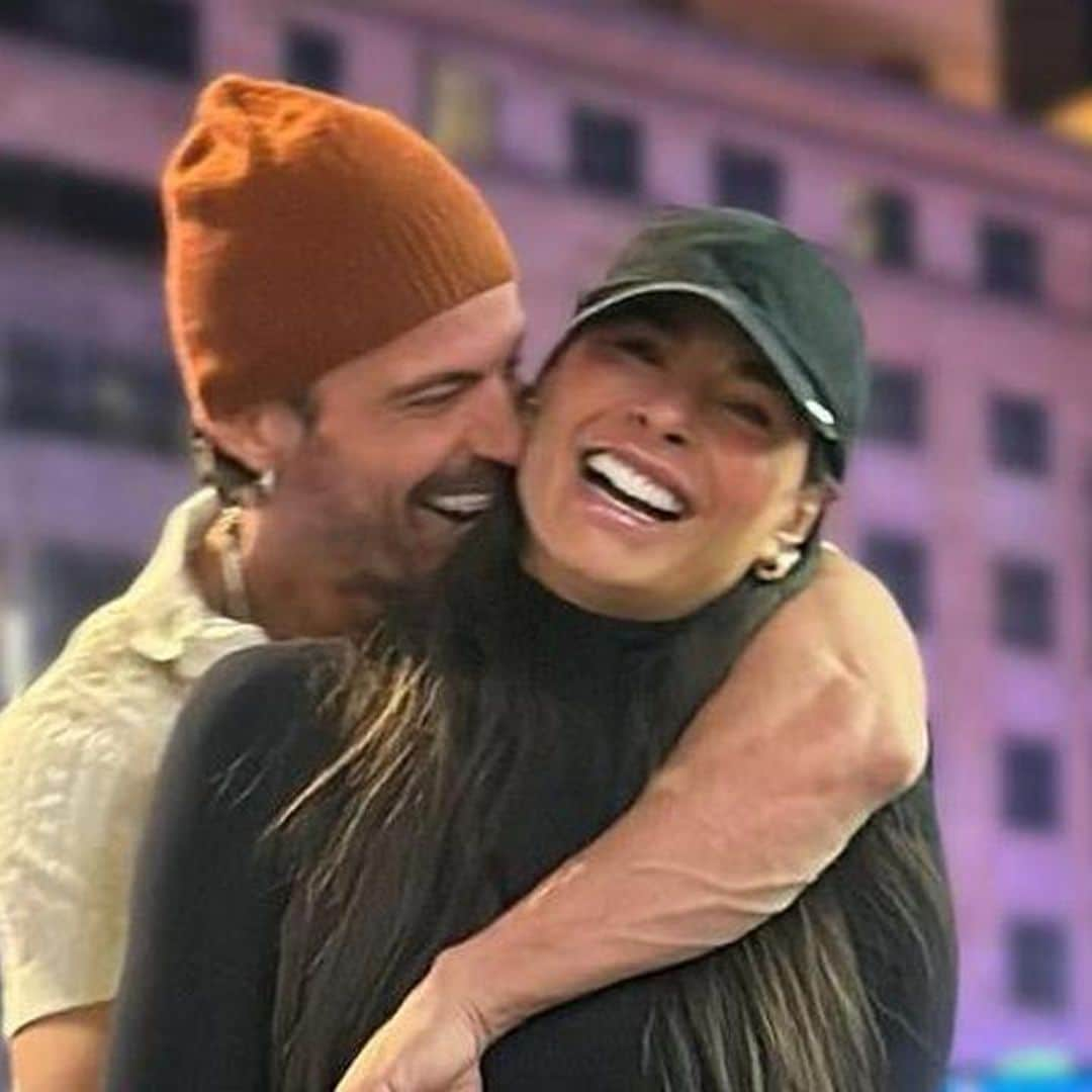 Galilea Montijo and Isaac Moreno show off their love with a sweet embrace in Madrid