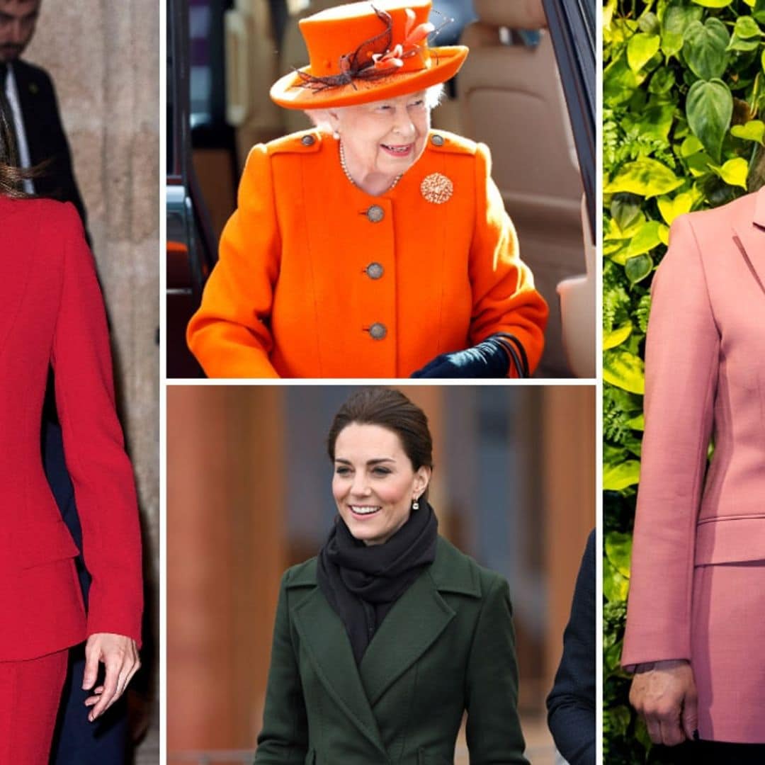 Living Color: The royal ladies suited up in vibrant hues and statement looks