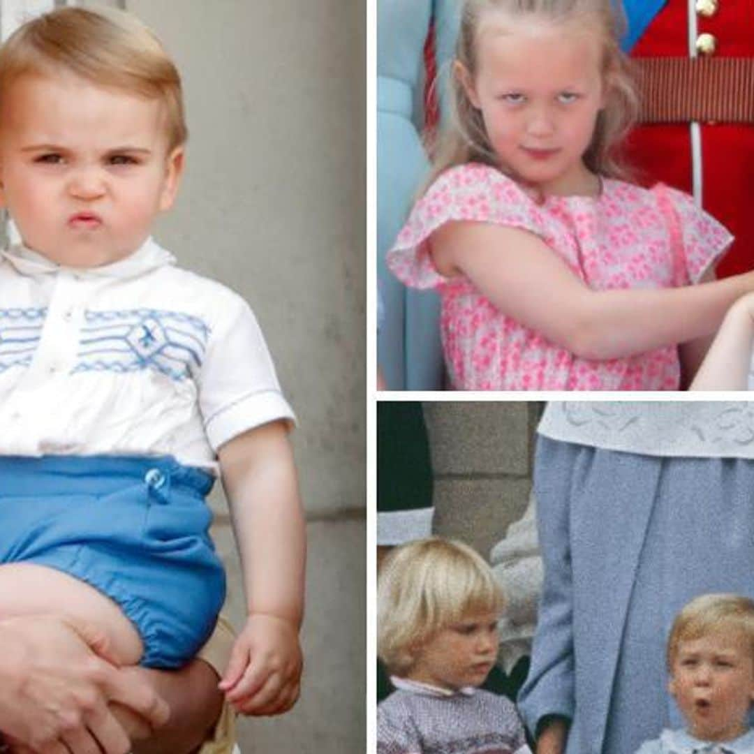 Every time the British royal kids stole the show at Trooping the Colour