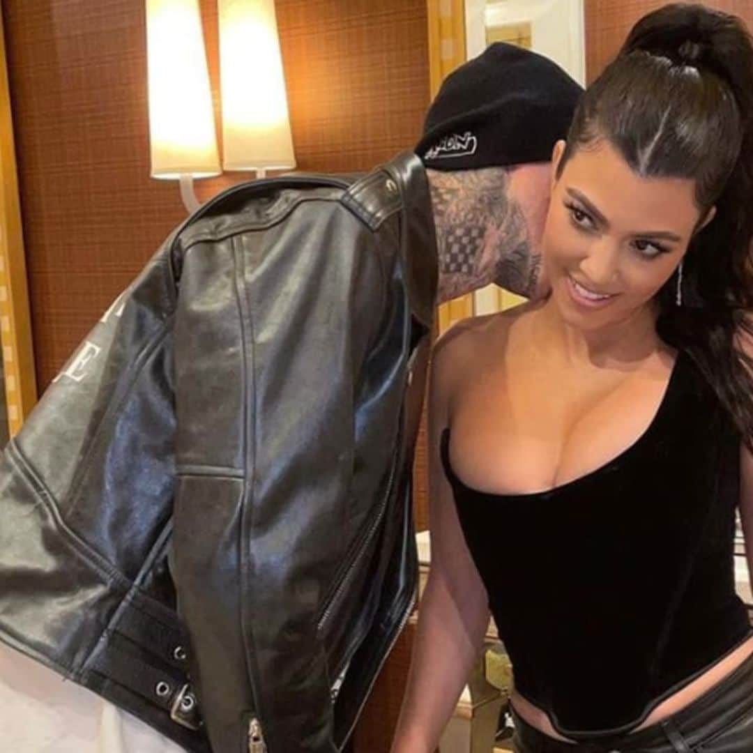 Kourtney Kardashian and Travis Barker are living it up in Sin City