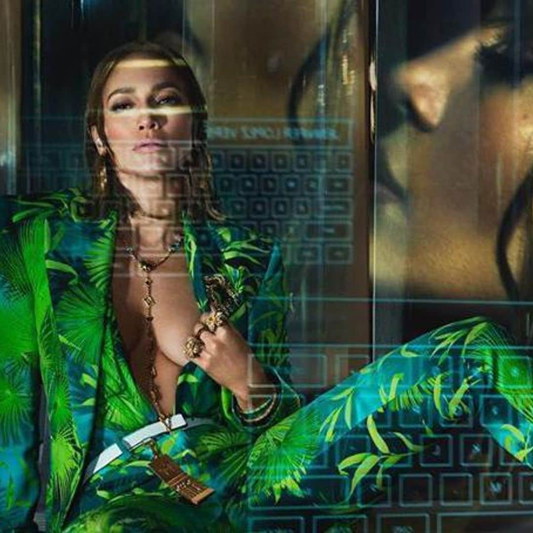 JLo brings iconic Versace jungle print into 2020 with Kendall Jenner