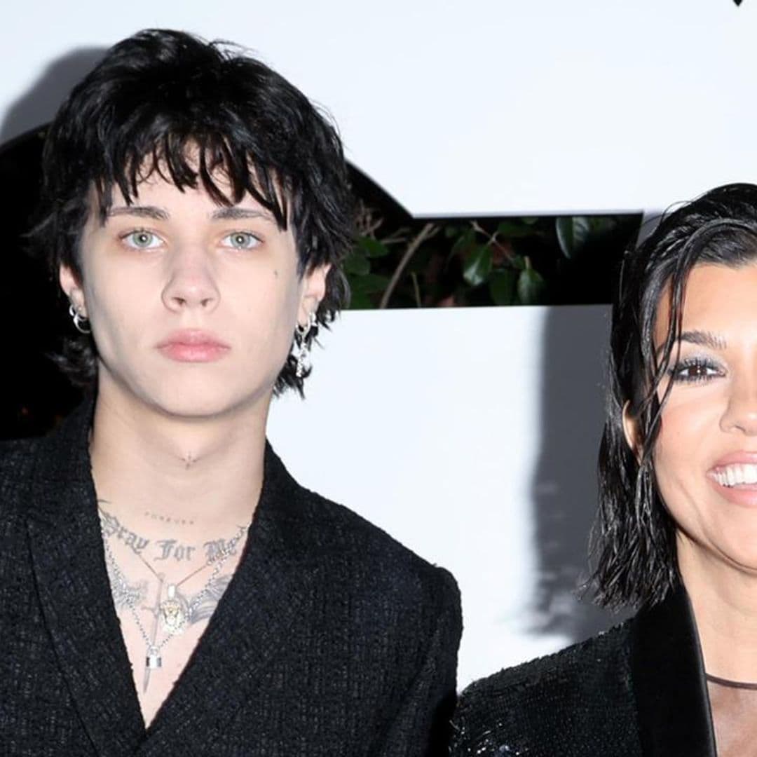 Kourtney Kardashian goes incognito while making a TikTok with her stepson Landon Barker