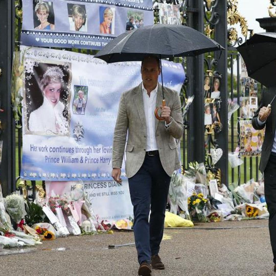 Prince William and Prince Harry honor mom Princess Diana on the anniversary of her death