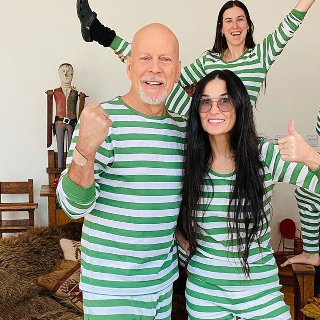 Bruce Willis and Demi Moore celebrated Christmas separately most likely due to the pandemic