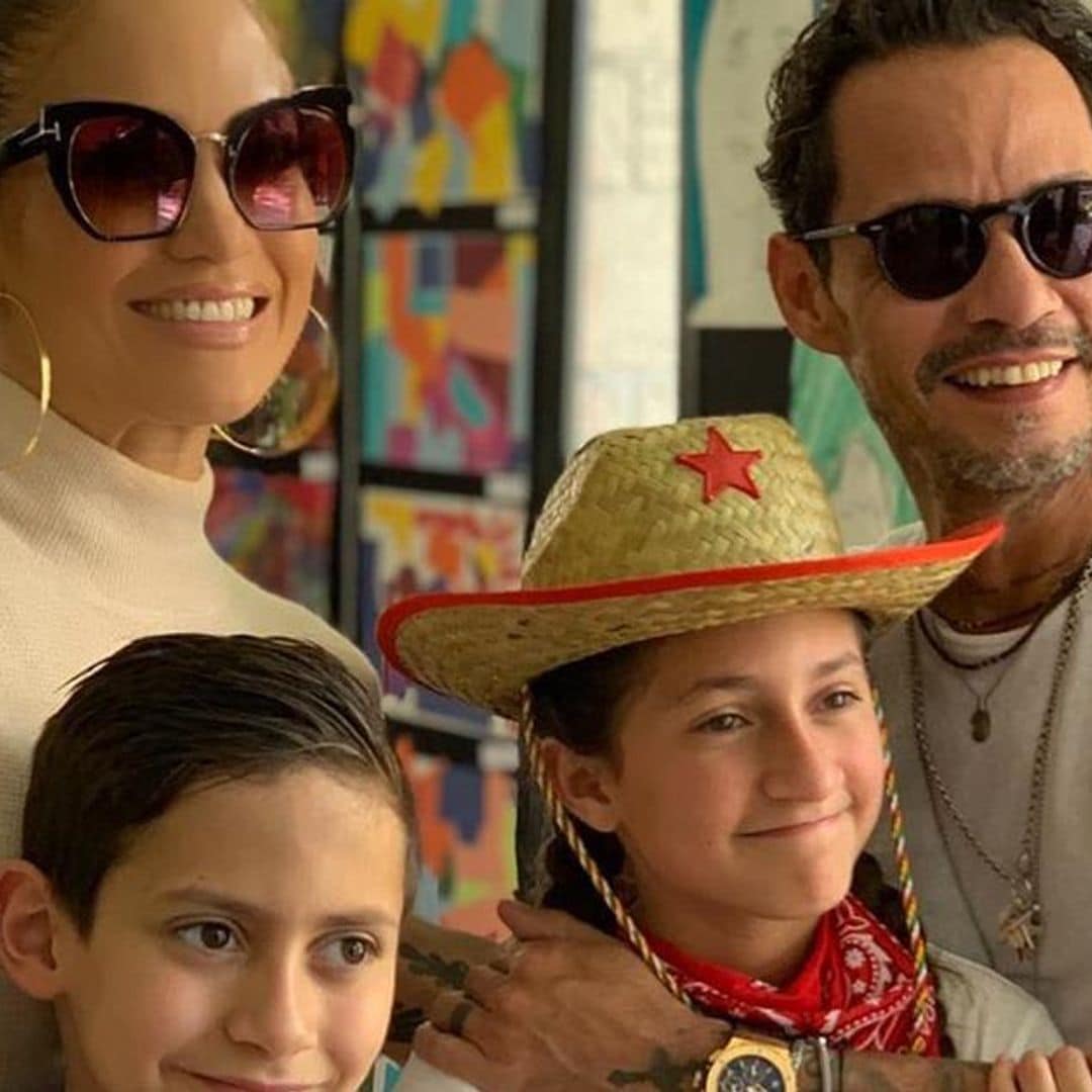 Marc Anthony shares rare photos with daughter Emme to celebrate her book deal and they are adorable