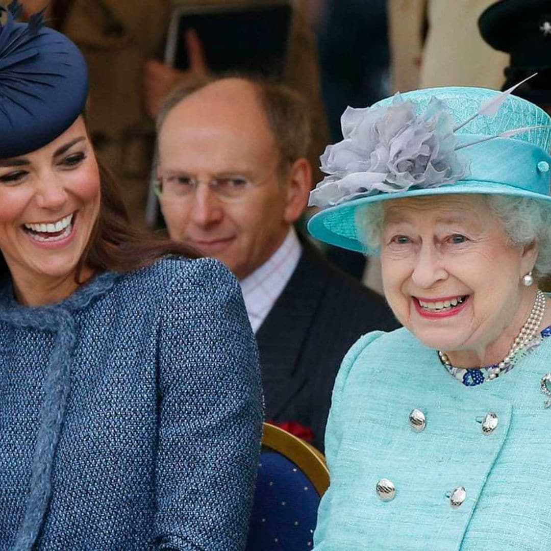 Kate Middleton and Queen Elizabeth had a twinning style moment