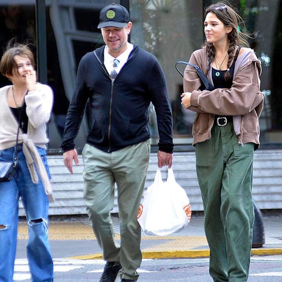 Matt Damon and his family enjoy their vacation in Argentina