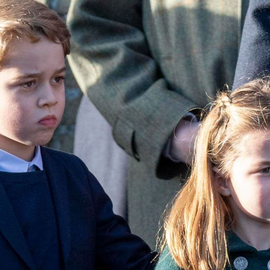 Prince George and Princess Charlotte steal the show in their debut at Sandringham