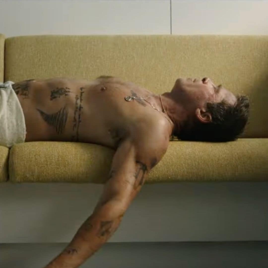 Brad Pitt goes shirtless in ‘F1,’ showing off his impressive tattoo collection