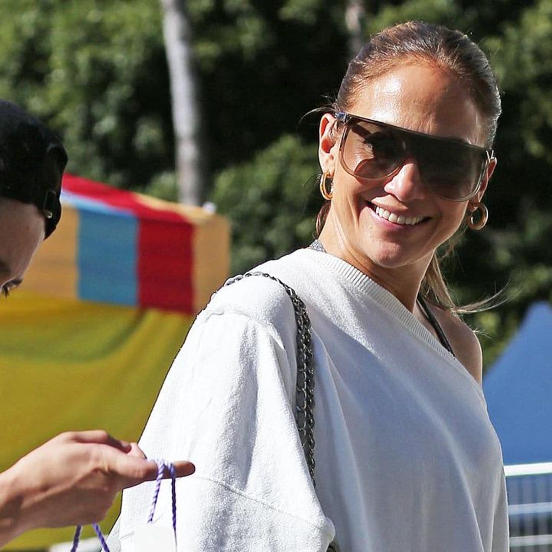 Jennifer Lopez and Emme spotted holding hands and shopping in LA