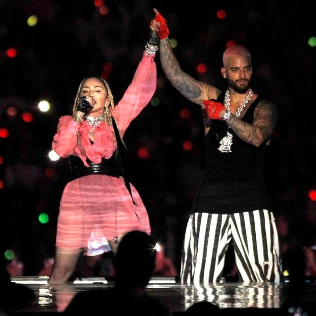 Madonna makes a special appearance in Maluma’s Medellin concert