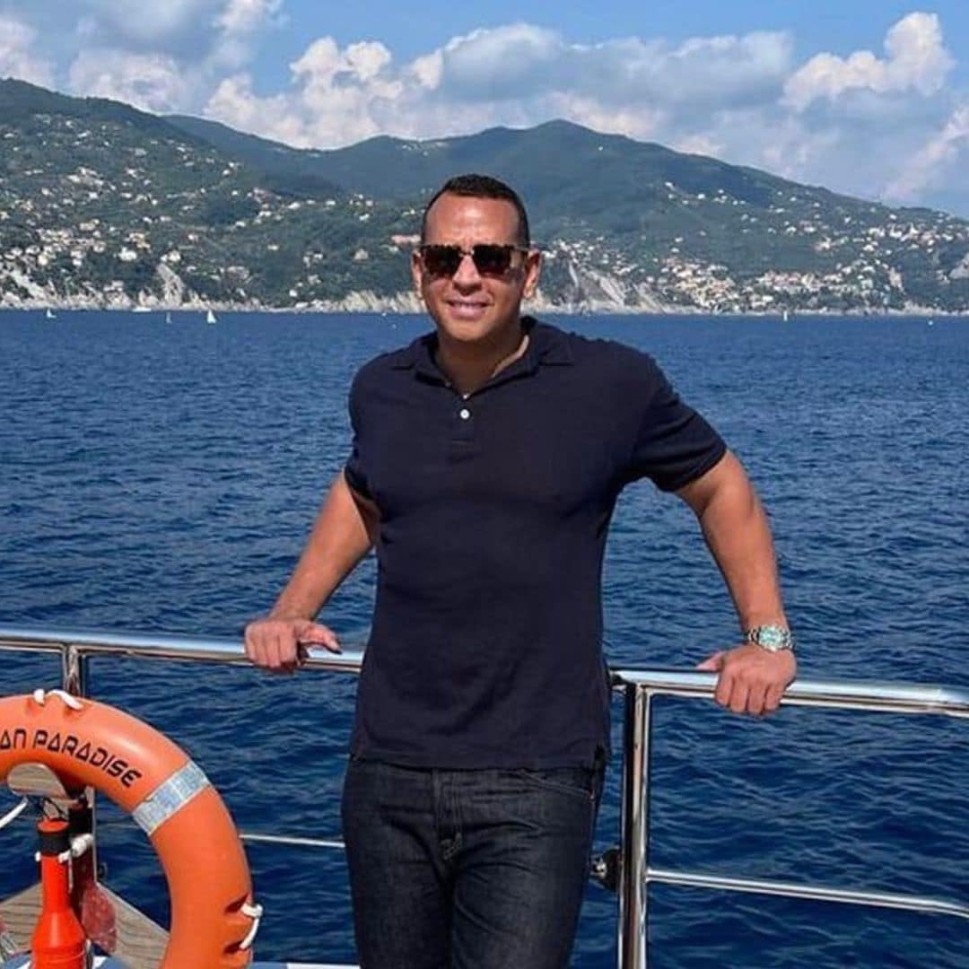 Alex Rodriguez sails away from Bennifer aboard a luxury yacht in Europe for his birthday