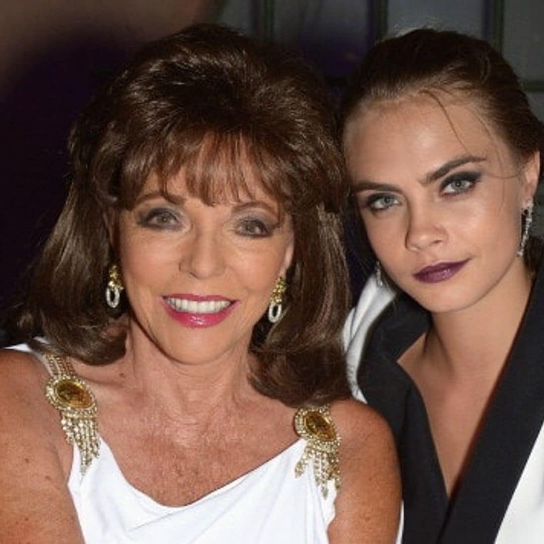 Joan Collins' adorable throwback photo with goddaughter Cara Delevingne