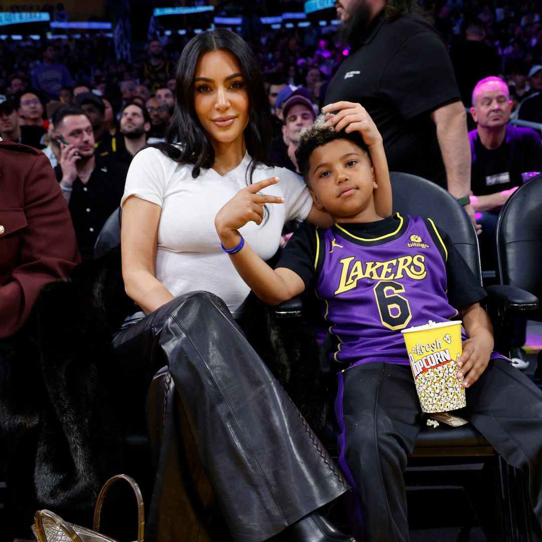 Kim Kardashian's son was inconsolable after his basketball game