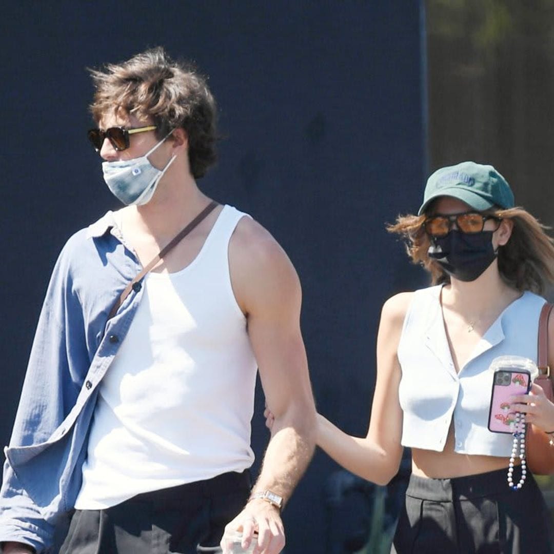 Kaia Gerber and Jacob Elordi wore matching outfits while on a coffee run