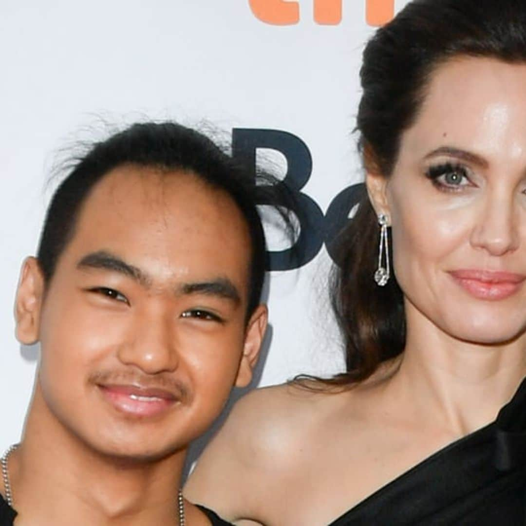 Angelina Jolie is like every mom as she drops son Maddox off at college