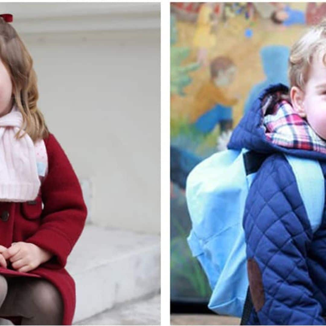 Prince George and Princess Charlotte's first day of school photos through the years