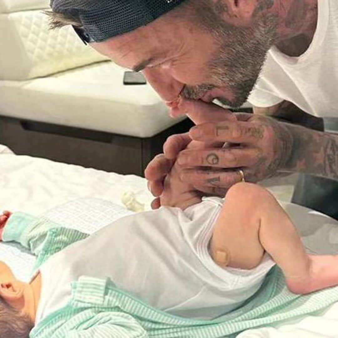 Marc Anthony shares a sweet photo of his baby with ‘uncle’ David Beckham