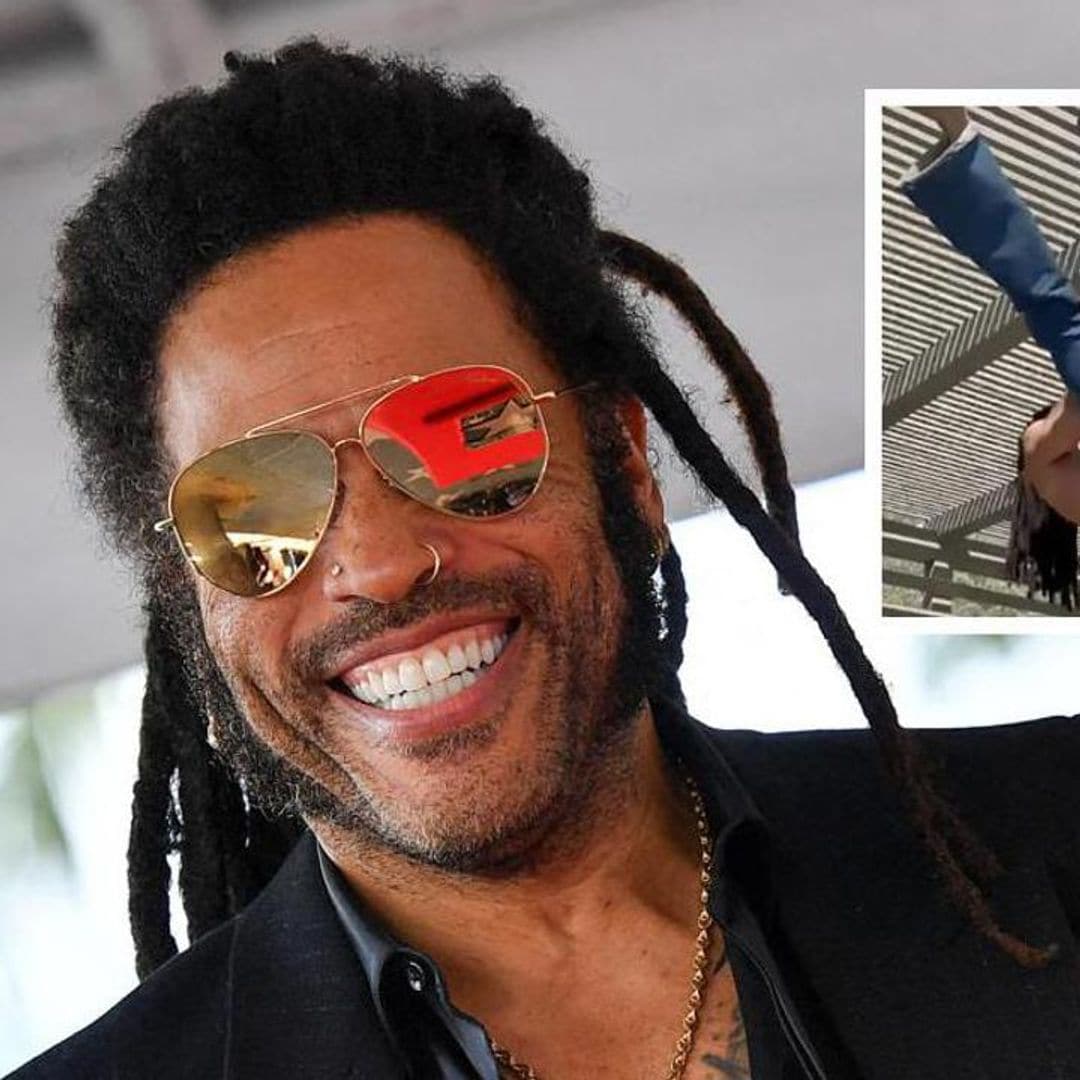 Lenny Kravitz does impressive ring pull-ups in low-rise jeans