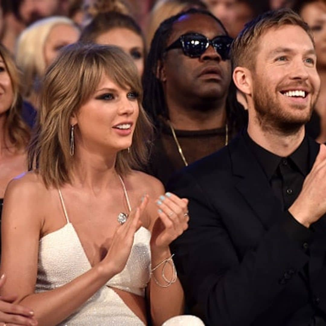 Taylor Swift shows off bikini bod with Calvin Harris in new pool pic