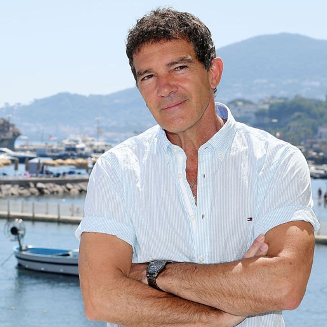 Antonio Banderas is celebrating his latest 'achievement' and it's not an award