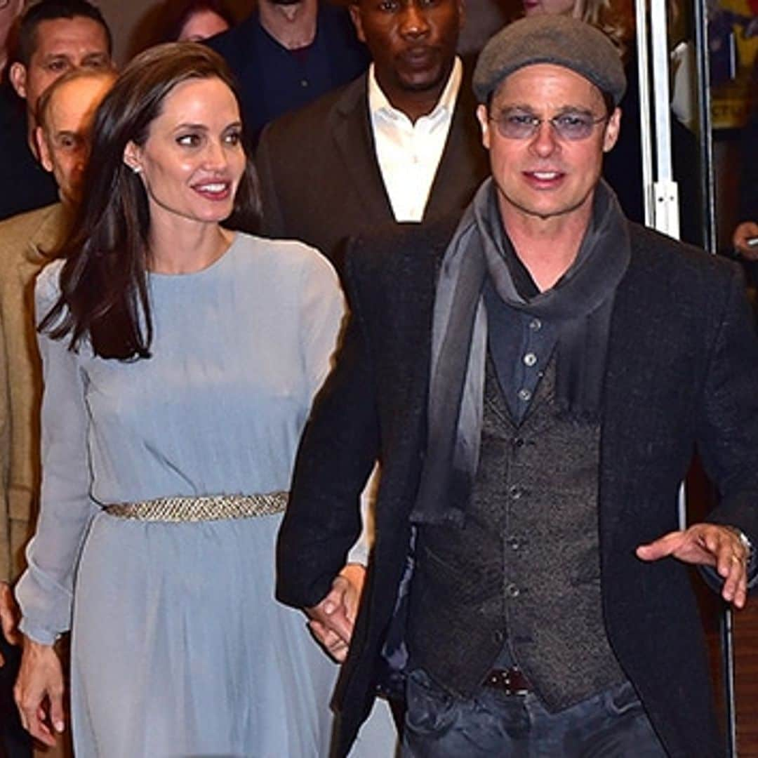 Angelina Jolie and Brad Pitt only have eyes for one another at 'By the Sea' screening