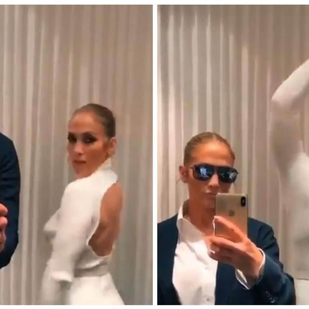 Jennifer Lopez and fiancé Alex Rodriguez swap clothes in hilarious ‘Flip the Switch’ viral challenge