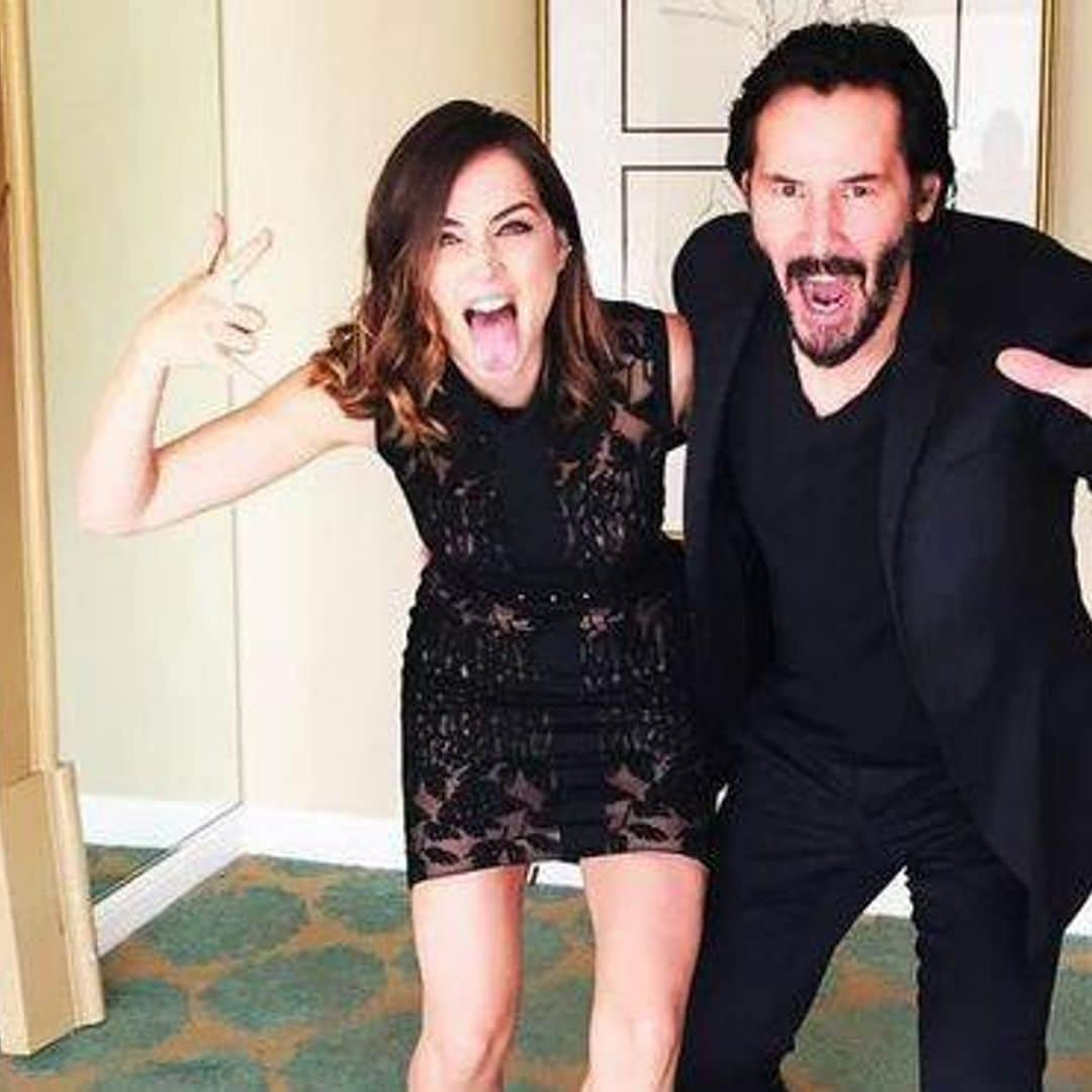 Keanu Reeves and co-star Ana de Armas have fun in Instagram snaps