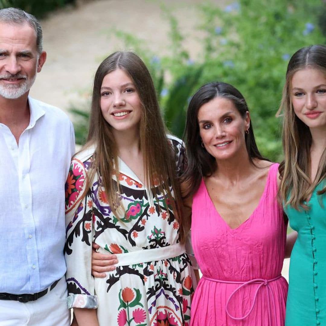 Queen Letizia and family enjoy summer holiday before daughters start new chapters