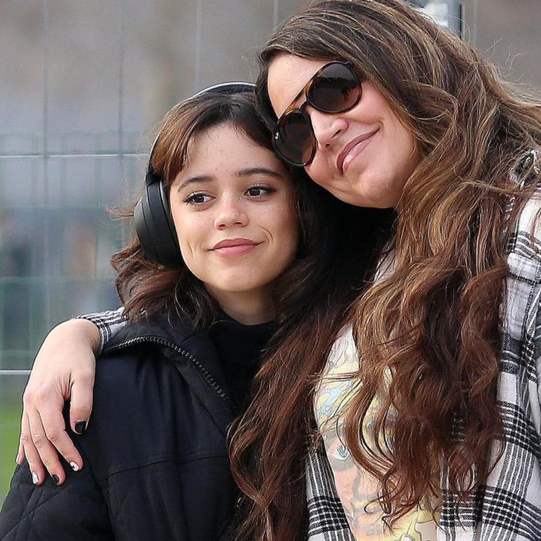 Jenna Ortega and her mom visit the Louvre in Paris