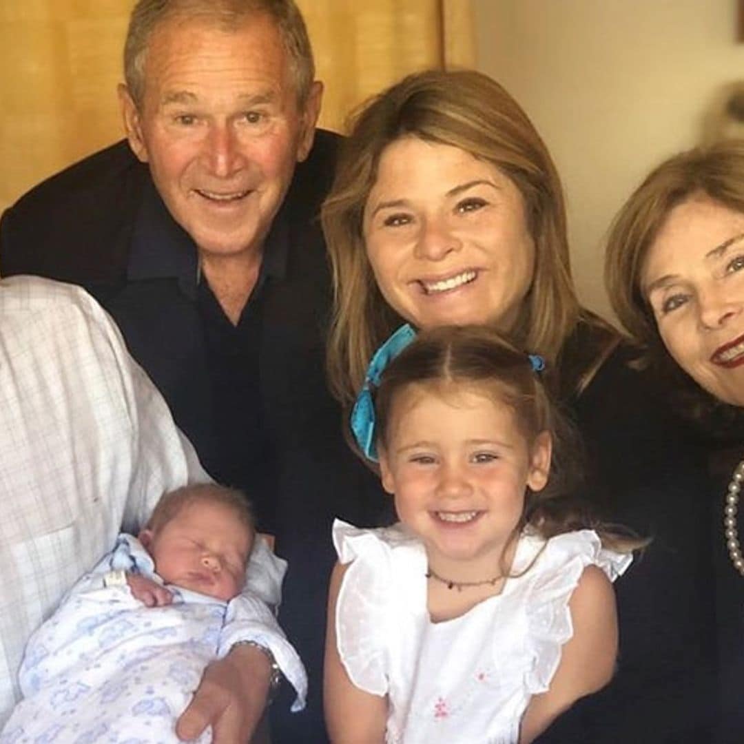 Watch the precious moment Jenna Bush Hager's daughters met their baby brother