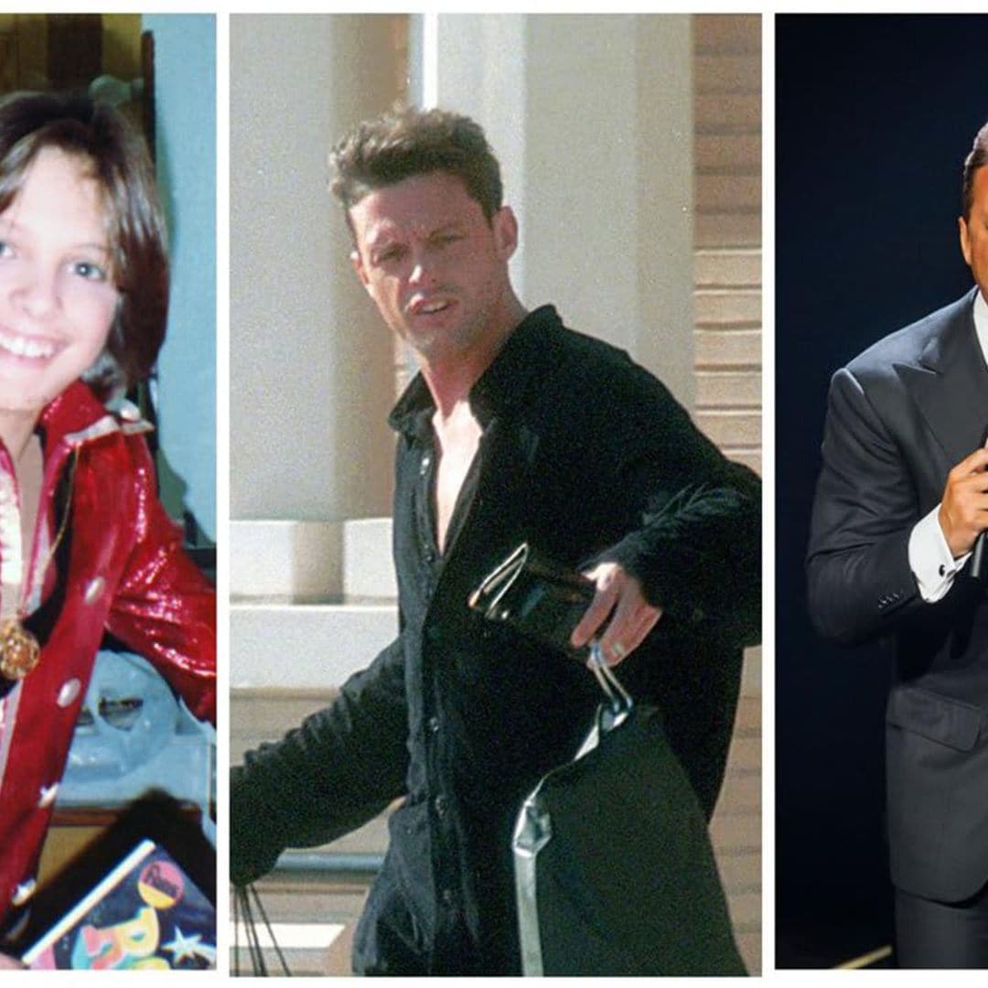 Luis Miguel fashion style evolution: How the singer went from wearing metallic looks to his classic suits