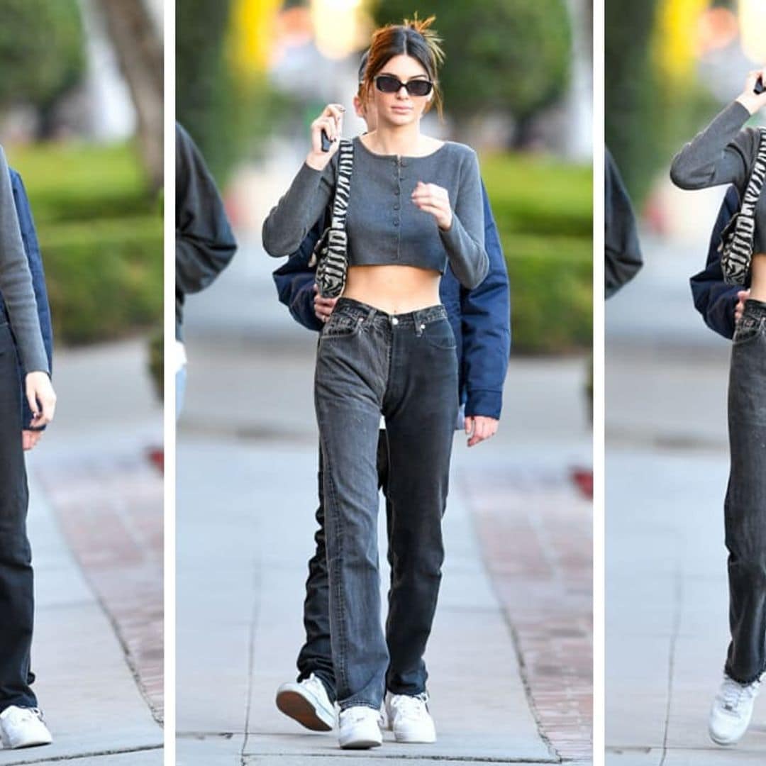 Kendall Jenner just wore the two-tone jeans you’ll want to try this season: Steal her style