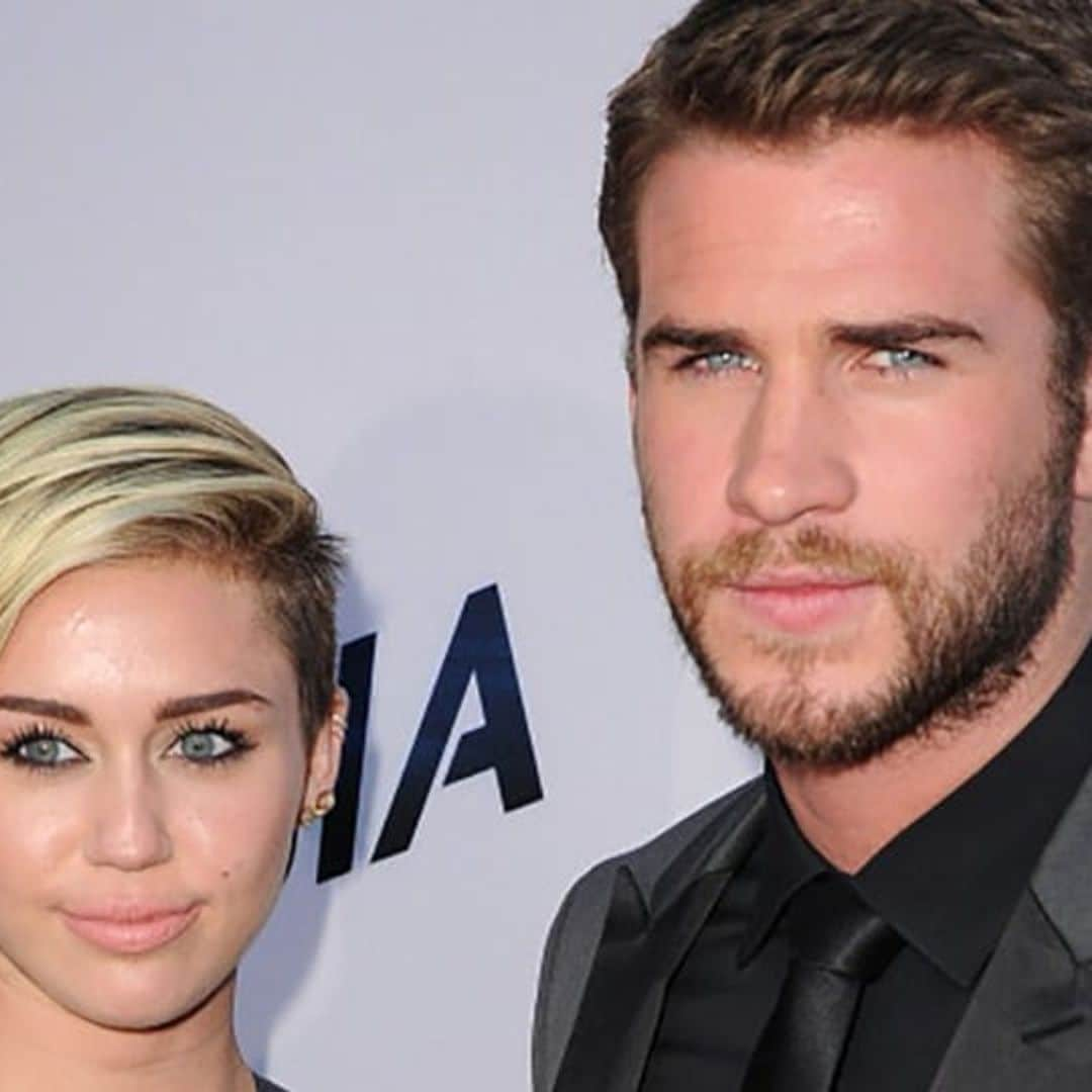 Miley Cyrus shows off engagement ring from Liam Hemsworth courtside at NY Knicks game