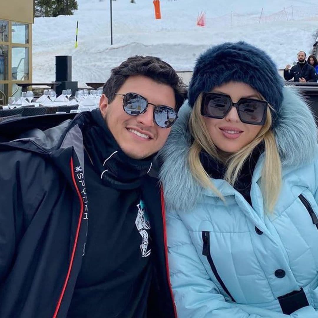 Bonne année! Tiffany Trump vacations with fiancé Michael Boulos and mom Marla Maples in Courchevel