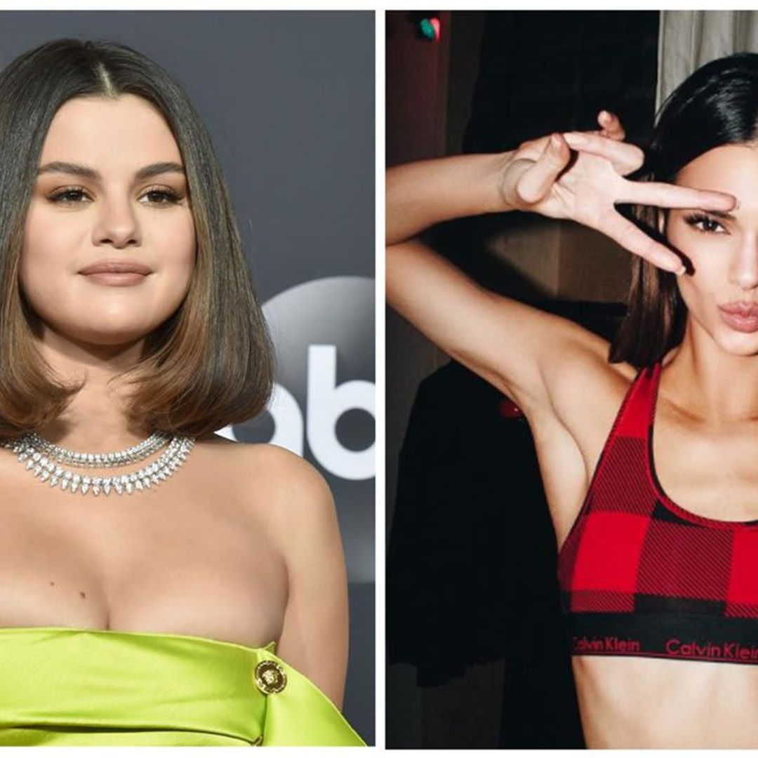 There is controversy surrounding Kendall Jenner and Selena Gomez wearing the same designer dress