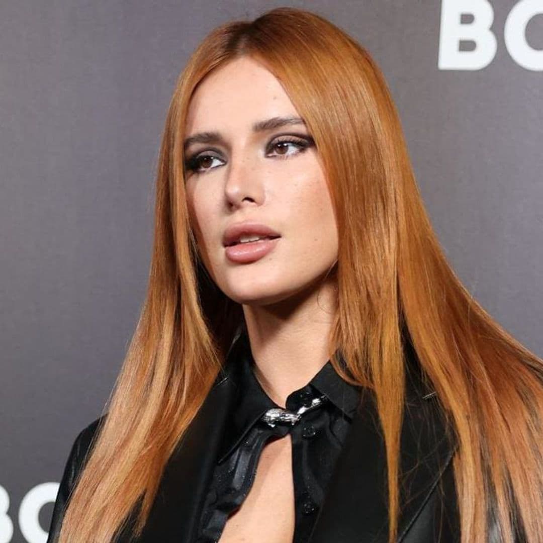 Bella Thorne sizzles with an all-leather outfit at Milan Fashion Week