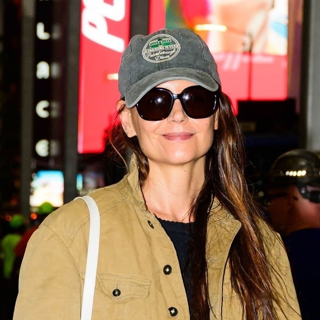 Katie Holmes returns to Broadway in style after Suri Cruise heads back to college