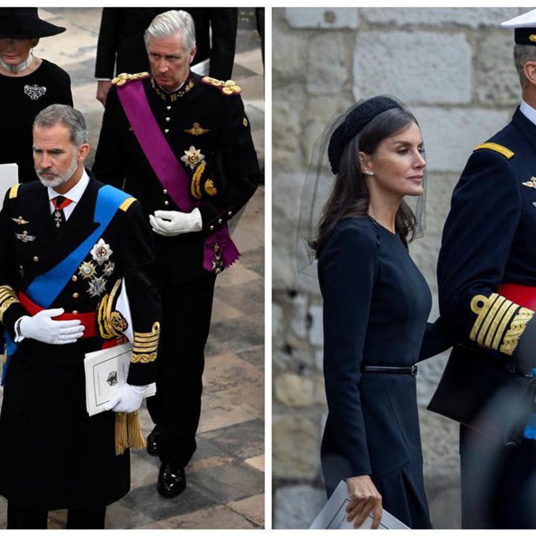 Queen Letizia bids farewell to Queen Elizabeth II in style