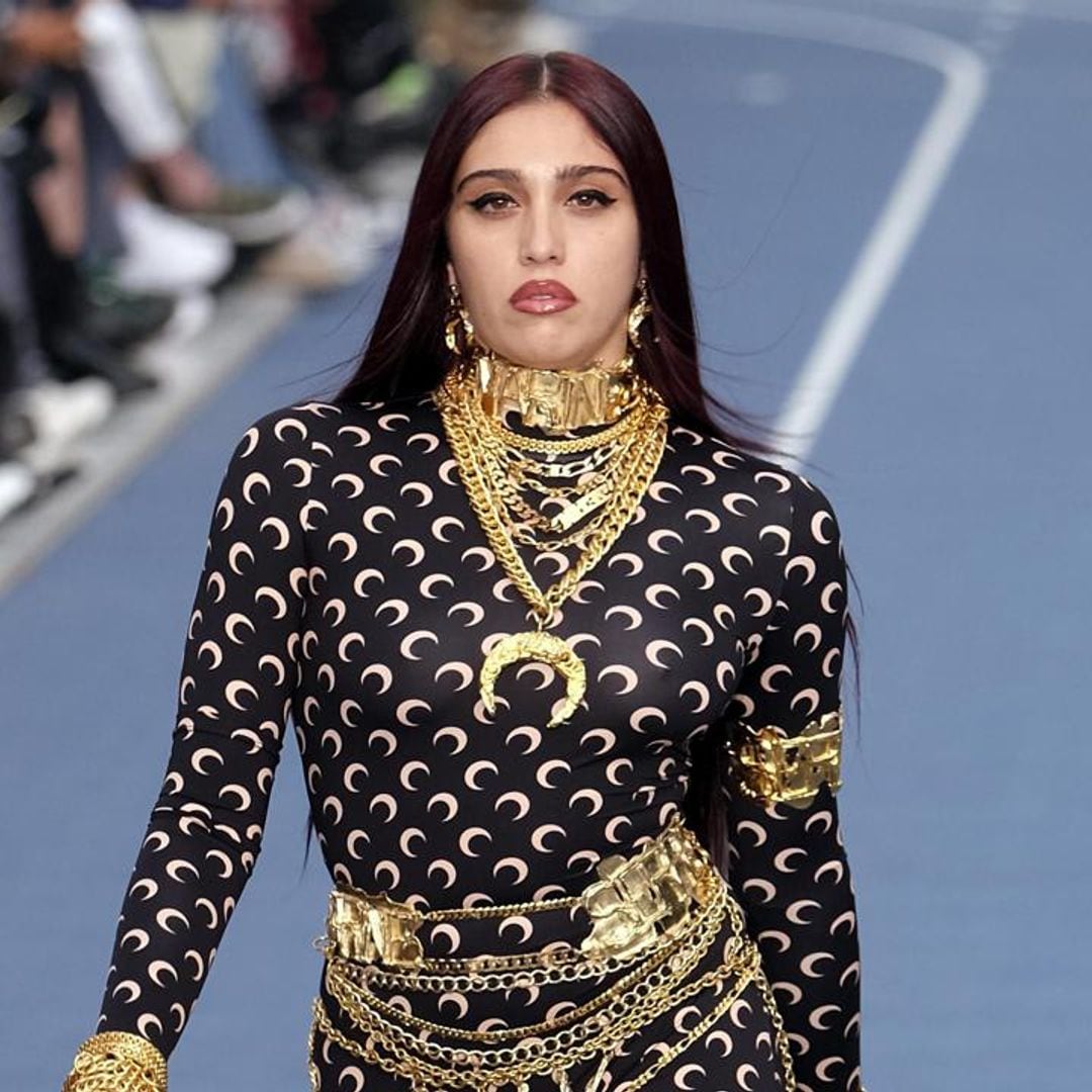 Lourdes Leon stuns as she walks down the Marine Serre runway