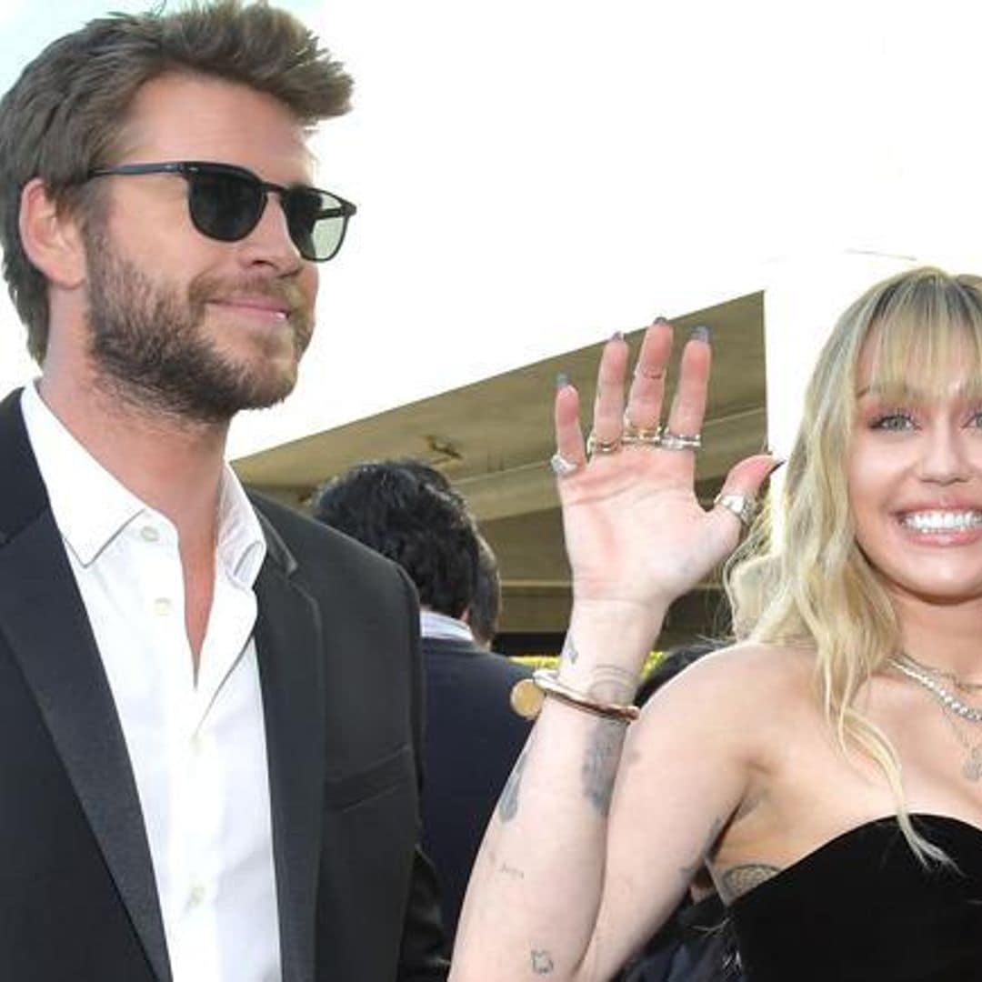 You have to see the wild welcome Miley Cyrus and Liam Hemsworth got from their Barcelona fans