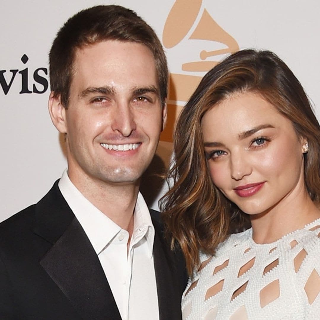 See Miranda Kerr's stunning engagement ring from Snapchat founder Evan Spiegel