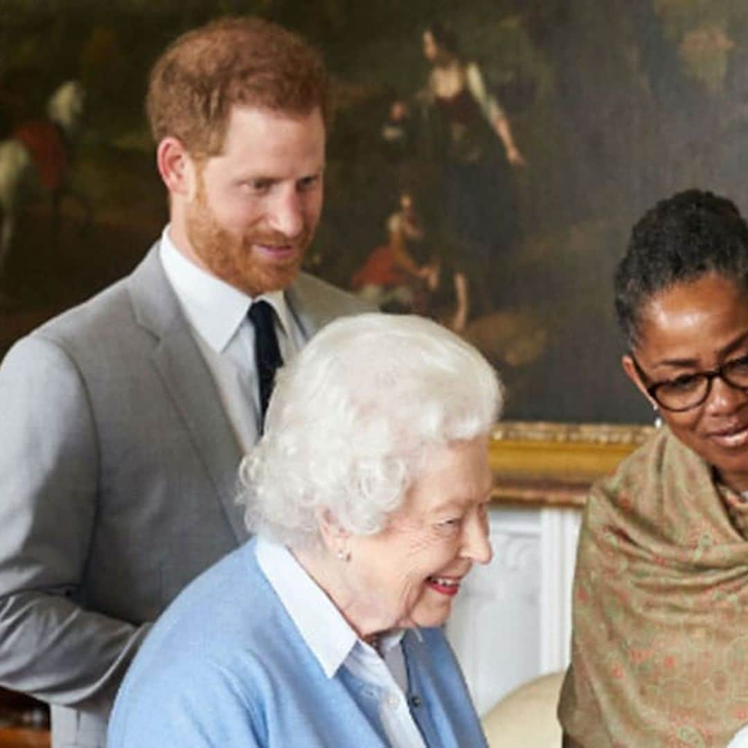 Queen Elizabeth beams with joy in photo from first meeting with great-grandson Archie Harrison