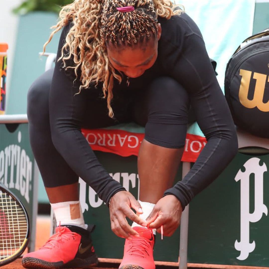 Guess what Serena Williams forgot to take to practice