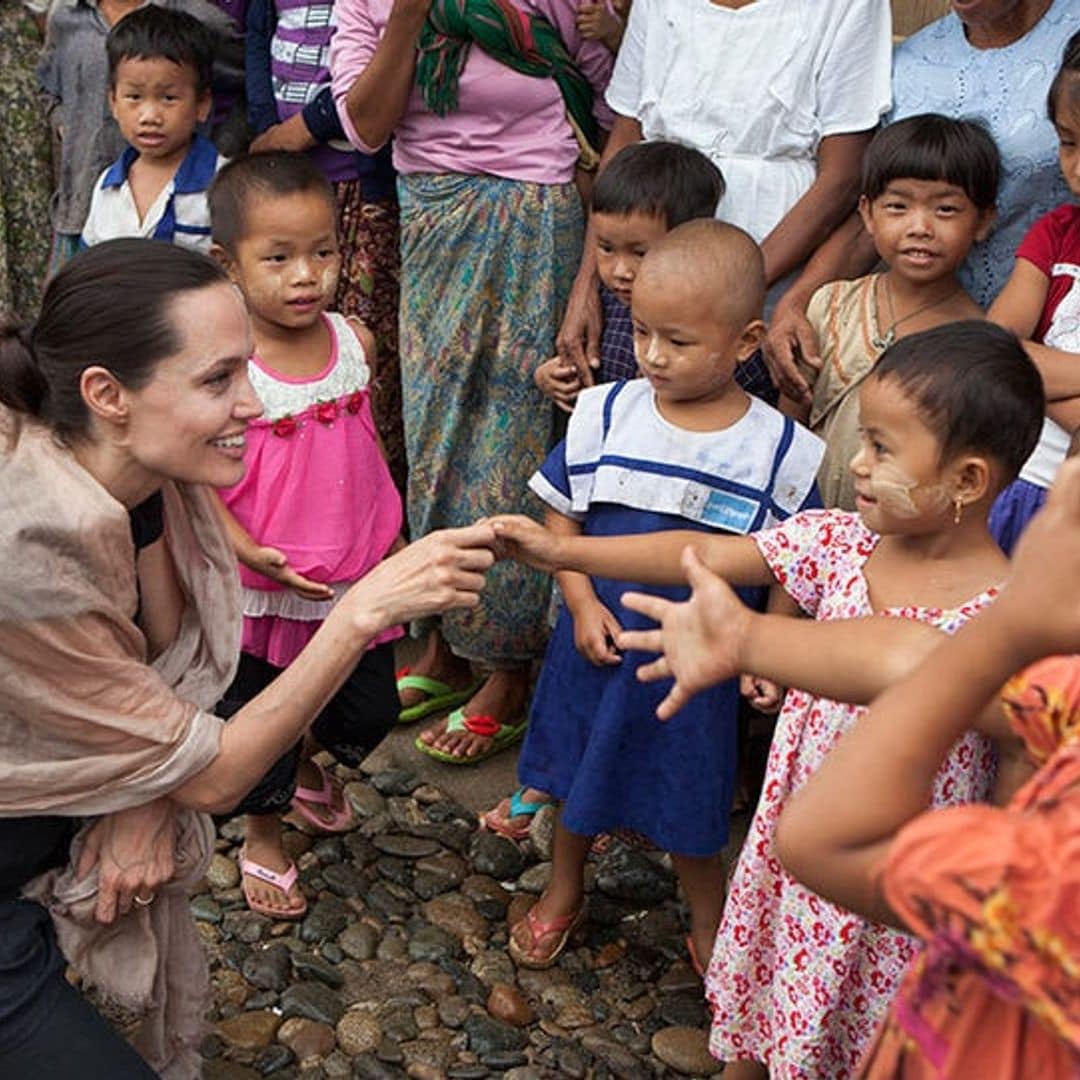 Angelina Jolie Pitt invites HELLO! to join her and son Pax in Myanmar