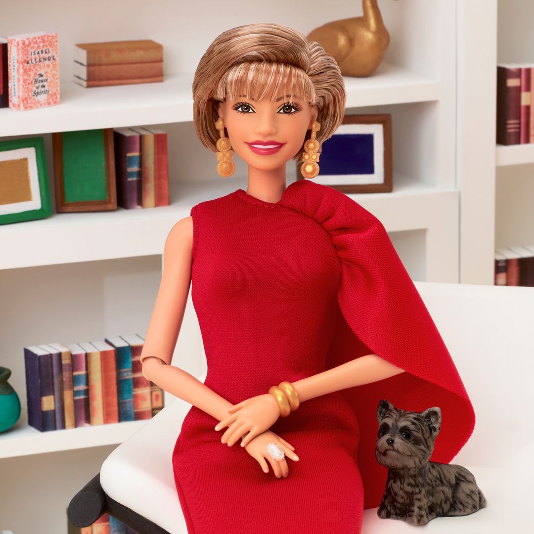 Isabel Allende is honored with a Barbie doll to start the celebrations for Hispanic Heritage Month