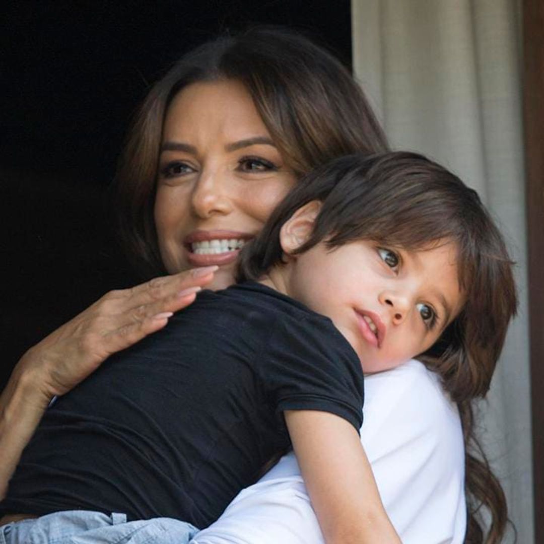 Eva Longoria says goodbye to Spain sharing sweet memories with Santiago