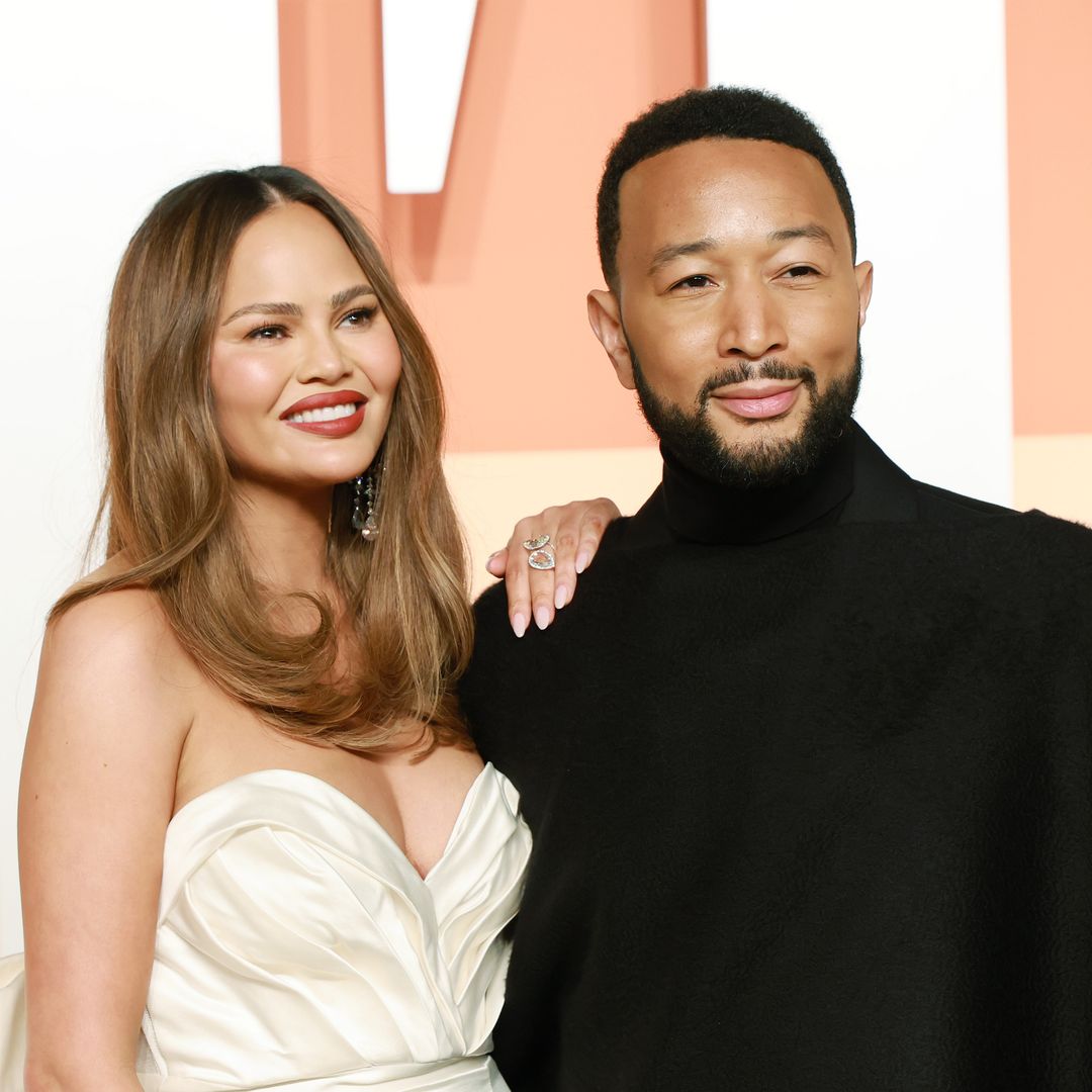 Chrissy Teigen and John Legend rescue a furry friend after losing their beloved Penny